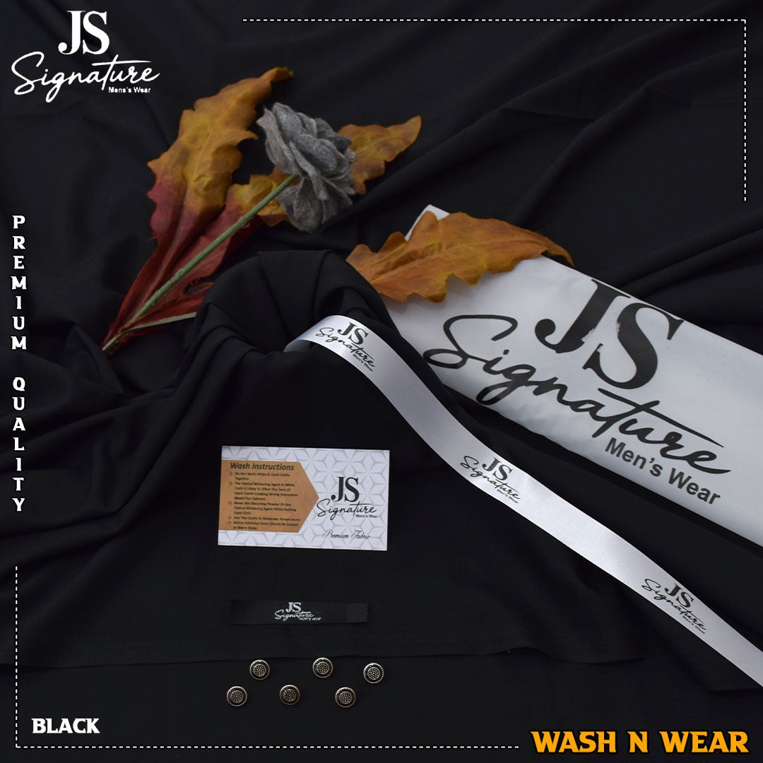 JS Signature Luxury Wash & Wear – Black