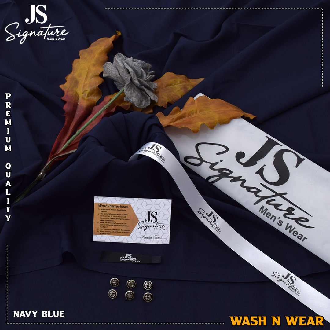 JS Signature Luxury Wash & Wear – Navy Blue