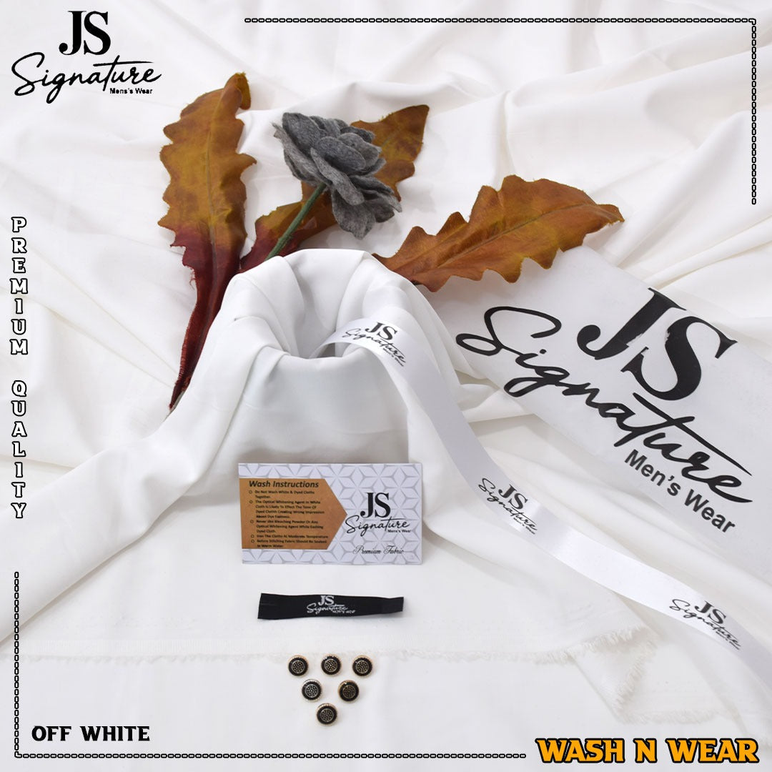 JS Signature Luxury Wash & Wear – Off White